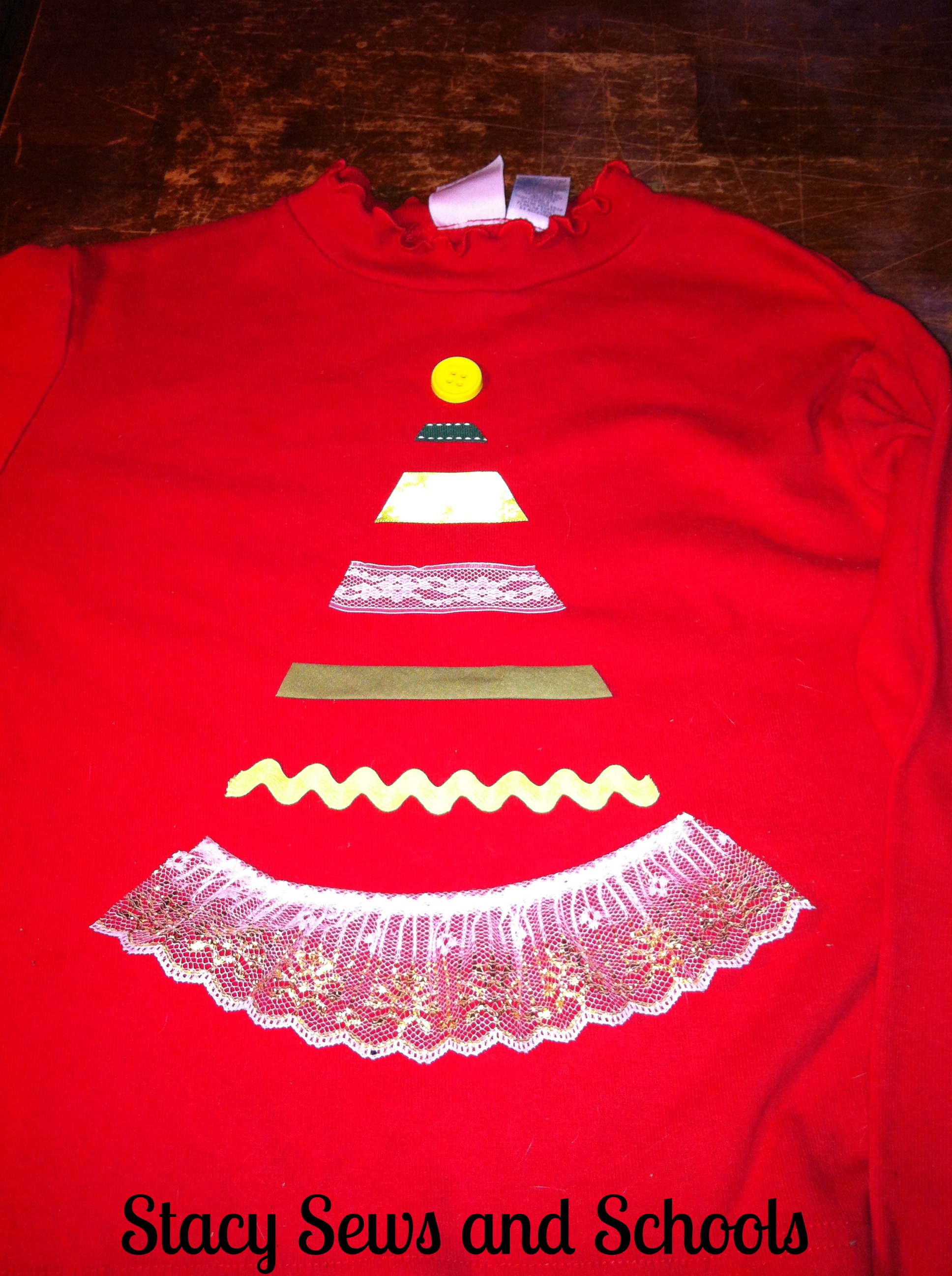 Christmas tree shirt 006